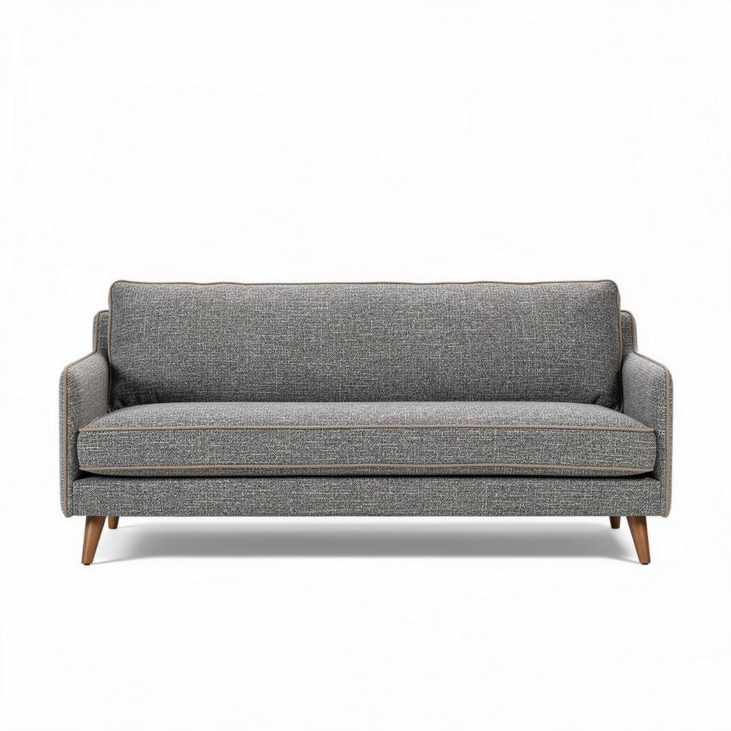 Fabric upholstered sofa for living room seating - 200 x 85 x 80cm