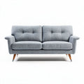 Fabric upholstered modern loveseat - 180 x 85 x 80cm