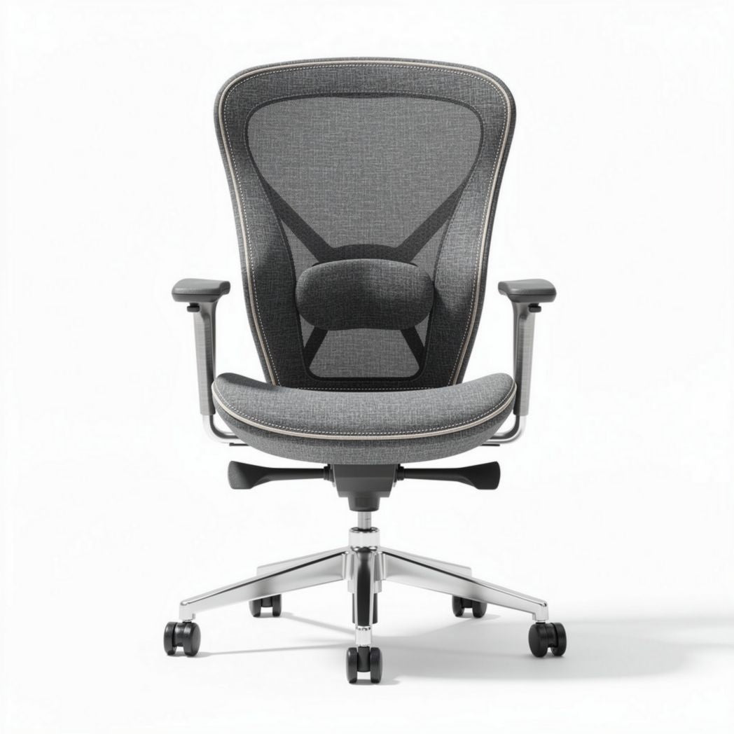 Ergonomic office chair with breathable mesh fabric - 60 x 60 x 95cm