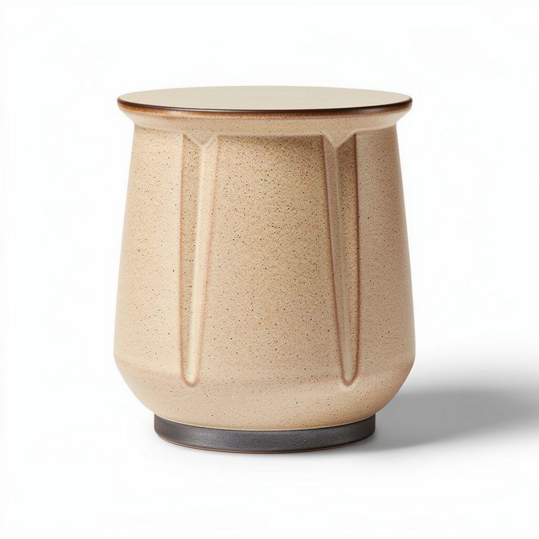 Ceramic side table for living room use - 30 x 30 x 40cm